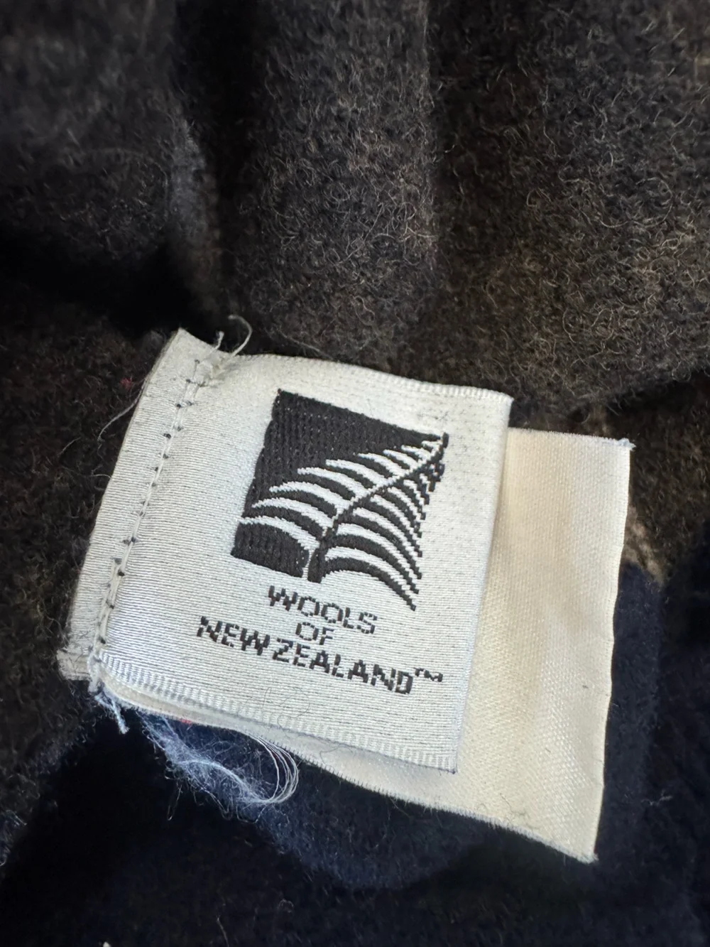 Wolly Jumper Unisex 100% Wool Pastoral Landscape Sweater New Zealand 80-90s